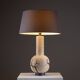 Rare Peter Müller ceramic table lamp produced by Sgrafo
