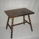 Table basse bois tourné des années 50 - 60