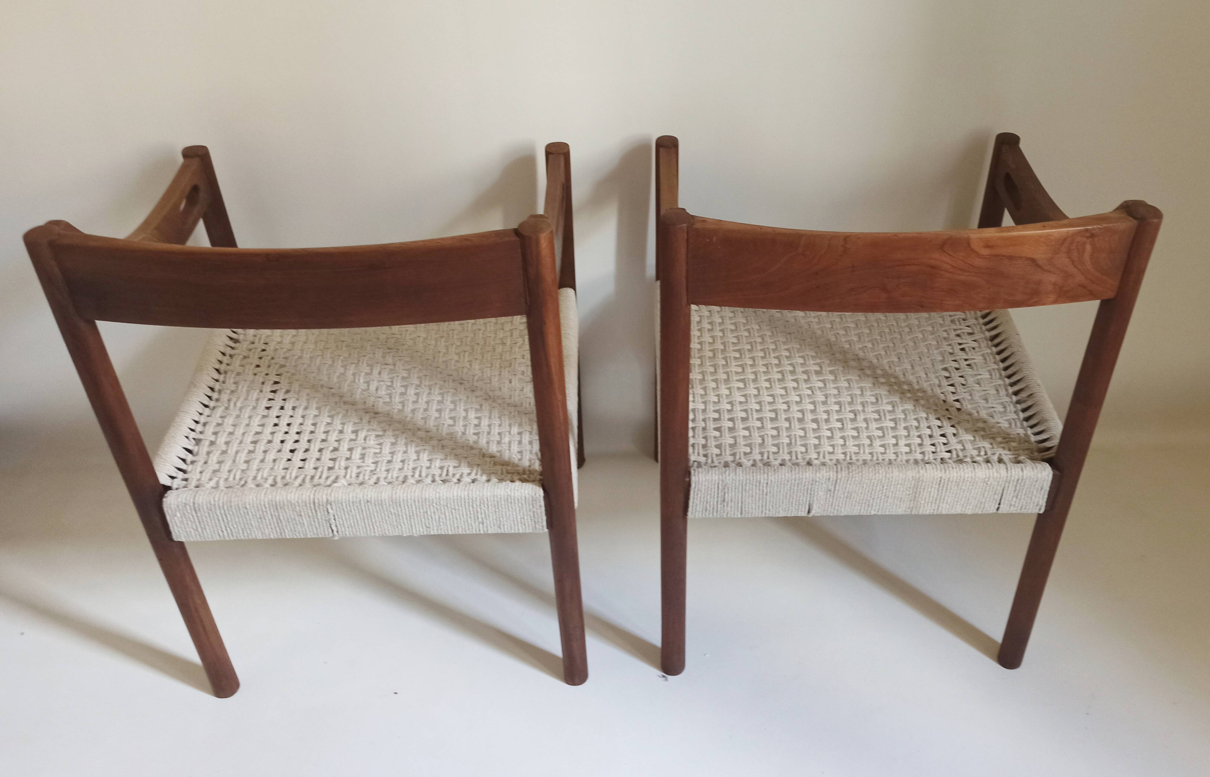 Pair of scandinavian armchairs 50s