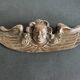 Ancient fronton cherub angel in carved wood 18th-19th century