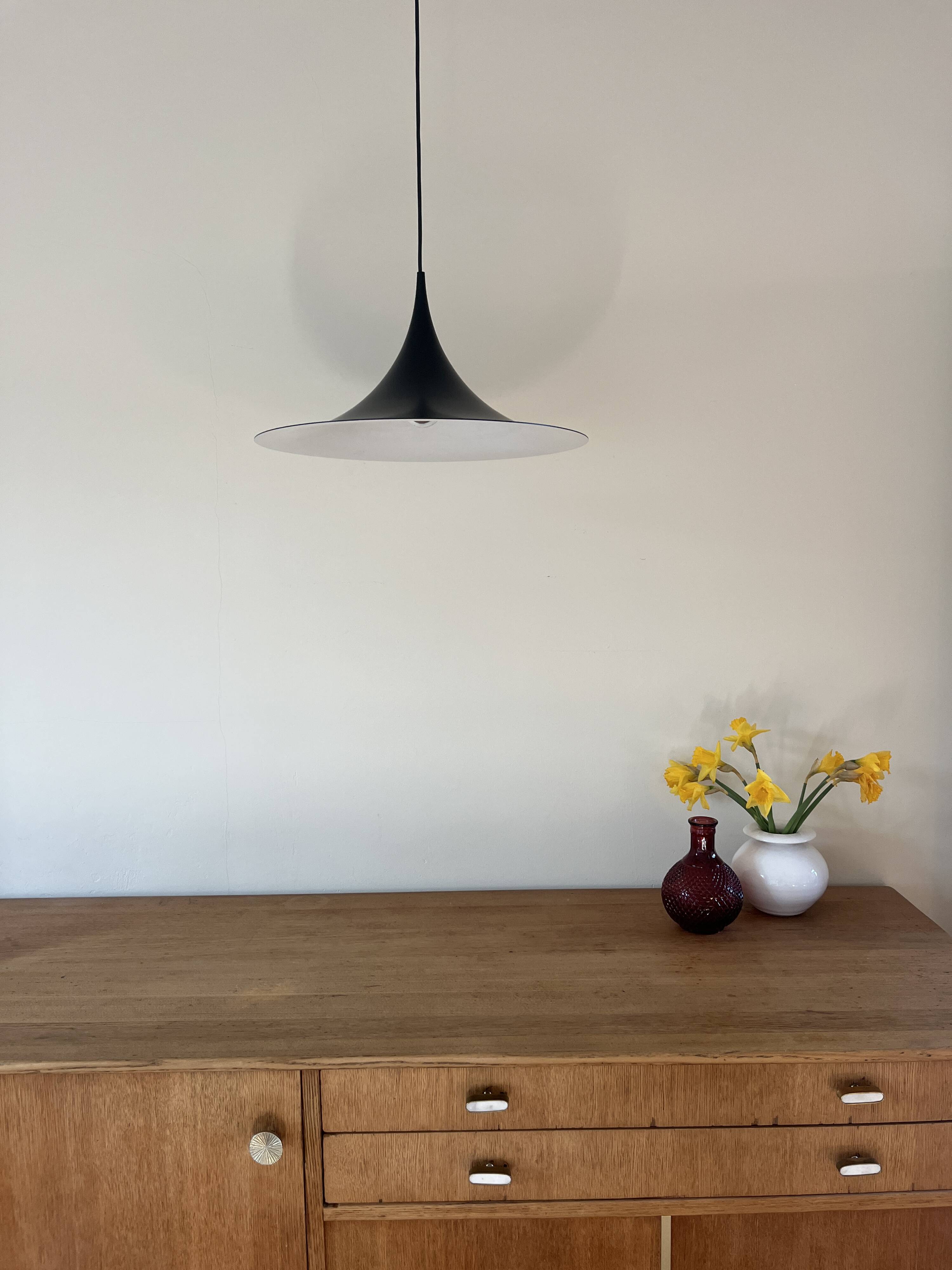 Vintage Fog & Mørup Semi pendant (47cm) - Danish design lamp