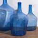 Antique blue demijohns (circa 1920). 3-piece set #1