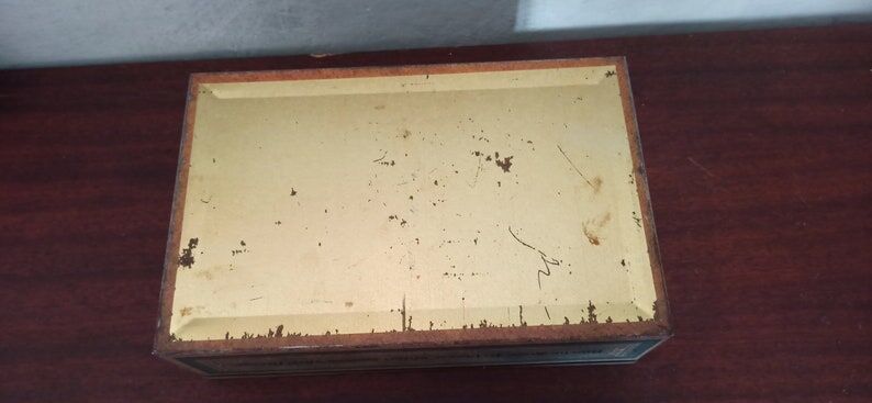 Old metal box crackers