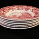 6 assiettes creuses barrats staffordshire made in england elizabethan