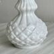 Vase soliflore en verre opaline blanc