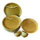 Service de 8 assiettes à asperges et ses 2 saucières Gien 1960