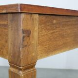 1930s Restored Antique Oak Table, Czechoslovakia