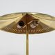 Vintage Modern Table Lamp in Brass by Bent Karlby for Lyfa, Denmark, 1956