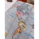 Laminated world map by P. Serryn 1972
