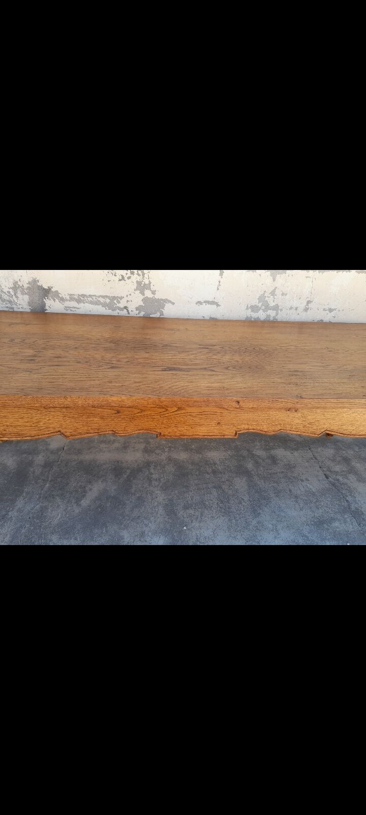Old oak farm table - 2m30