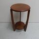 Art Deco oak sidetable