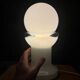 Vintage Italian glass lamp