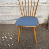 Chaise bistrot baumann bleue