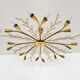 Large Austrian Brass Chandelier by Rupert Nikoll