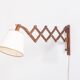 Scandinavian design scissors wall lamp, 1960’s