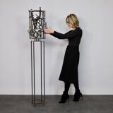 Hand-cut steel sculpture by Ben Oldenhof, Netherlands, 1999