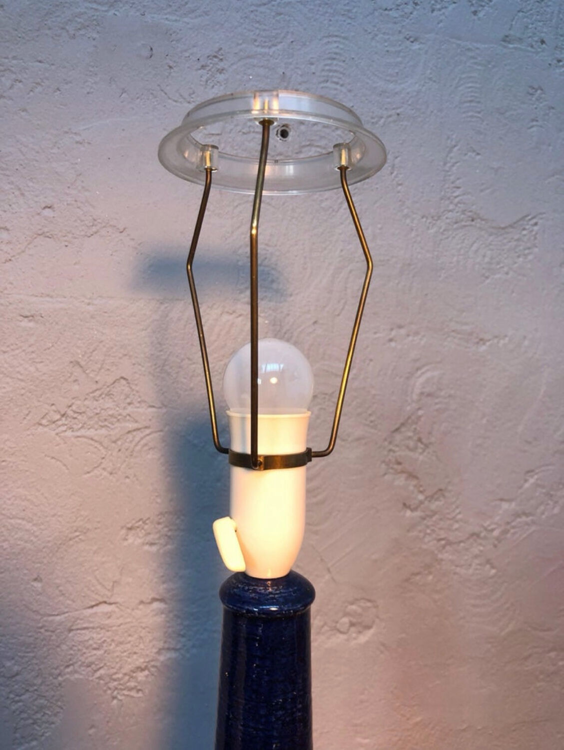 Vintage Pottery Table Lamp by Palshus for Le Klint of Denmark