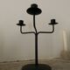 Wrought iron candlestick