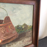 Still life with orange