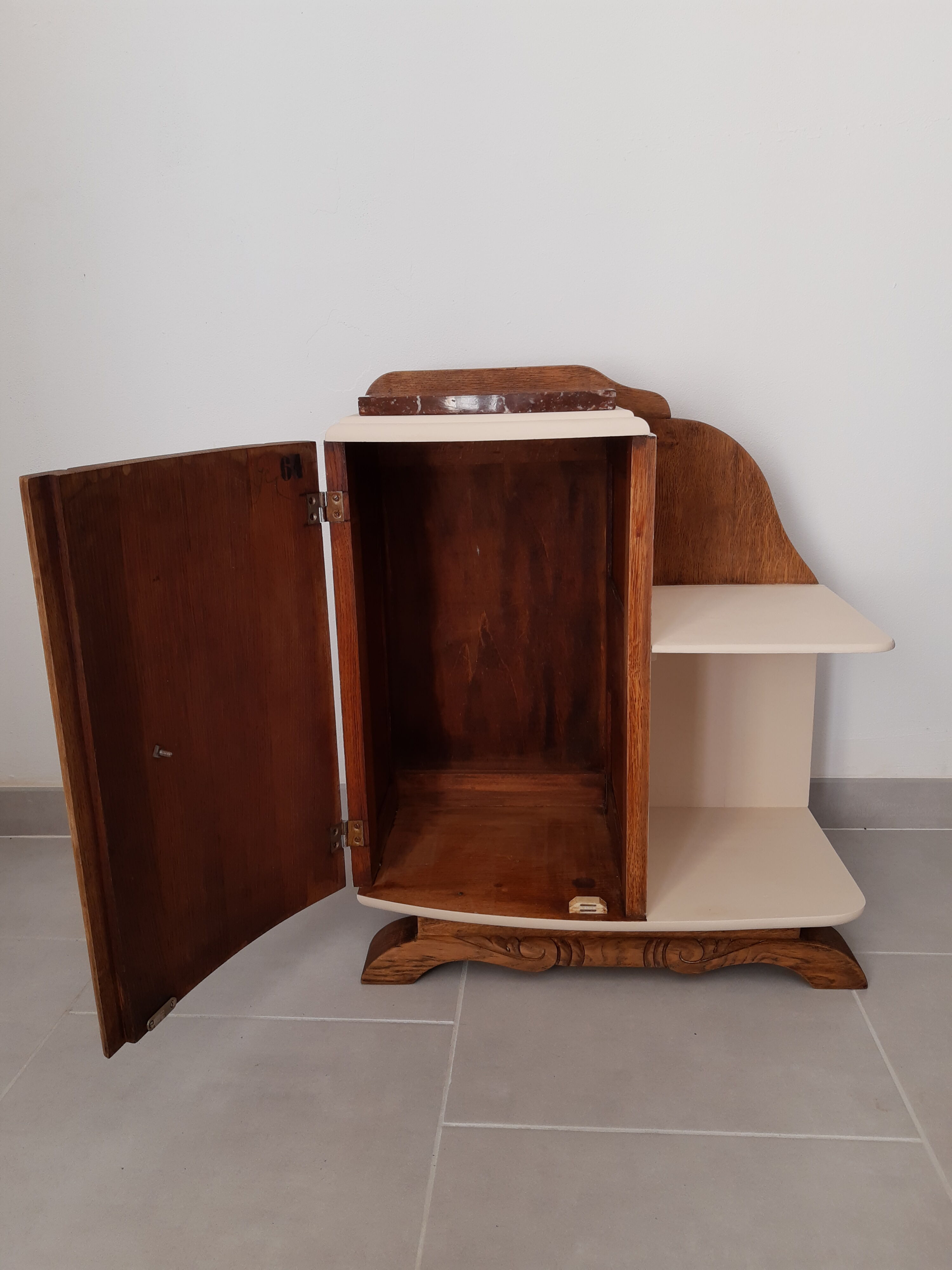 30s bedside table redesigned