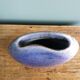 Blue ceramic lentil vase