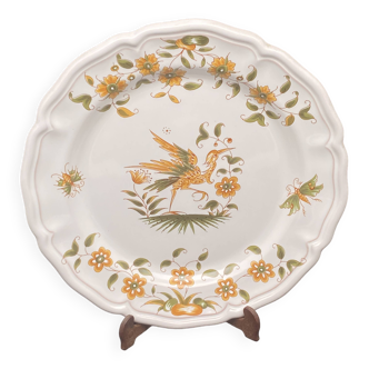 Assiette décorative Au Vieux Moustiers G. F.– 1024DA7