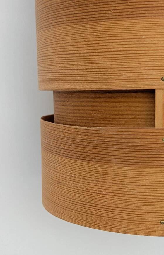 Suspension by Hans-Agne Jakobsson in pine veneer for AB Ellysett, Sweden 1960.