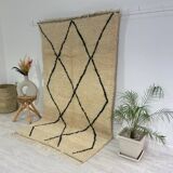 Handmade Moroccan Berber carpet 240 x 143 CM