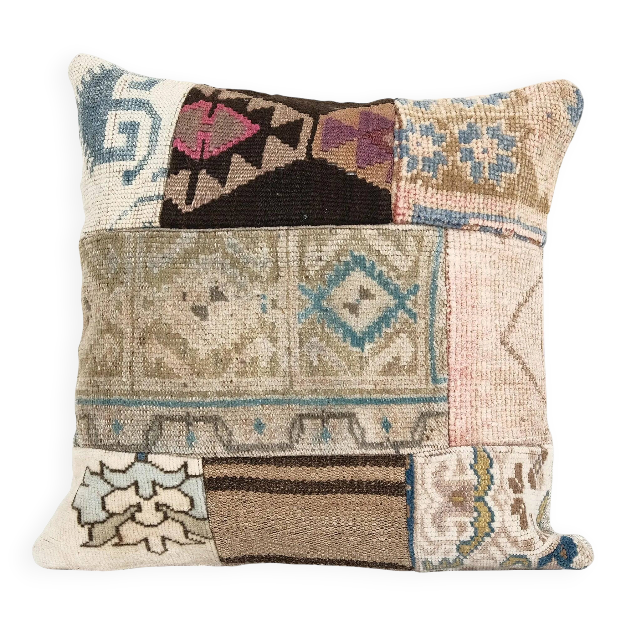 Vintage kilim cushion cover 46x43 cm