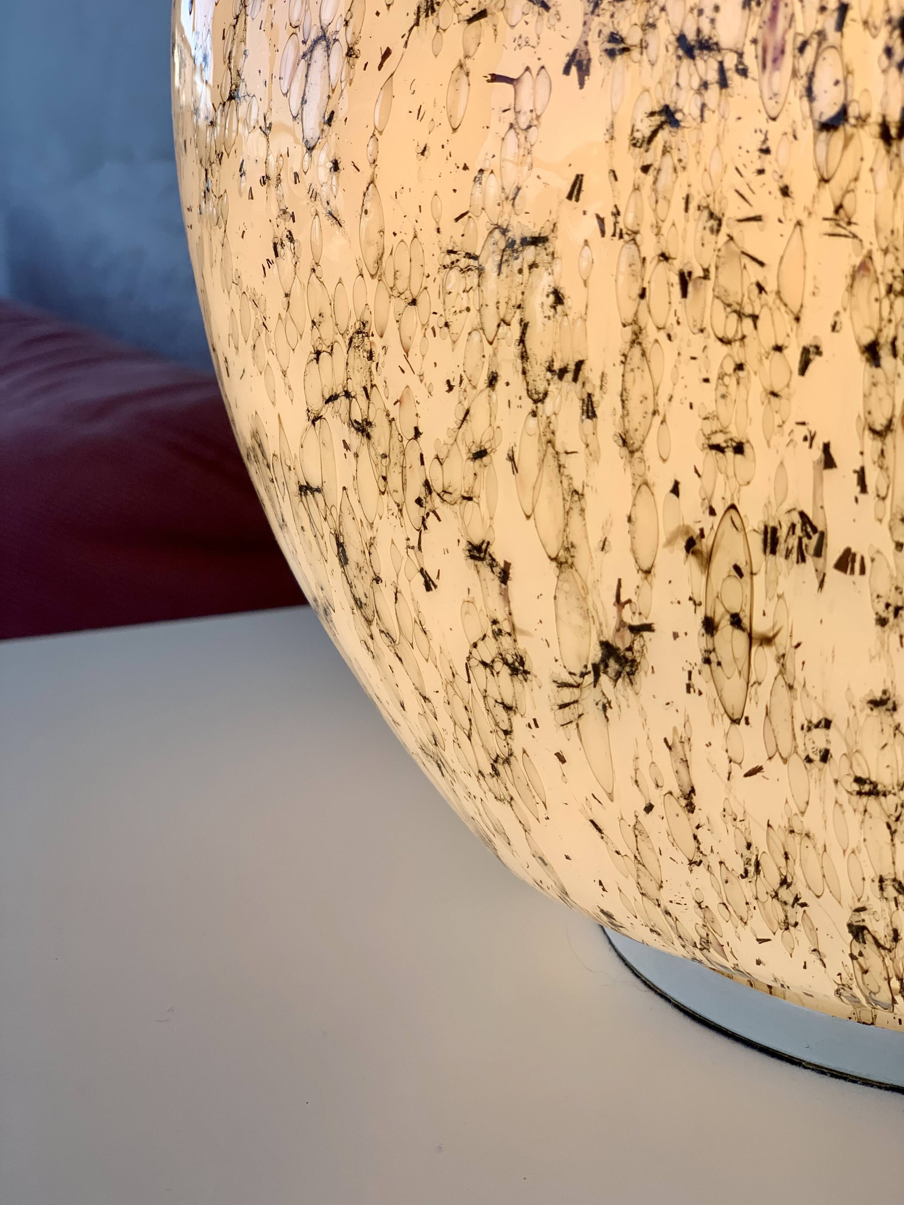 Murano glass lamp, blown by La Murrina, 1970s.