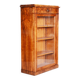 Biedermeier Display Bookcase, Walnut, Czech, 1830s