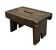 Antique stool footstool 1940s wooden plant table