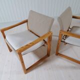 Karin Mobring Diana mid-century modern armchairs by Ikea in Sweden, 1970s.