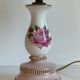 Lampe céramique italy roses et or
