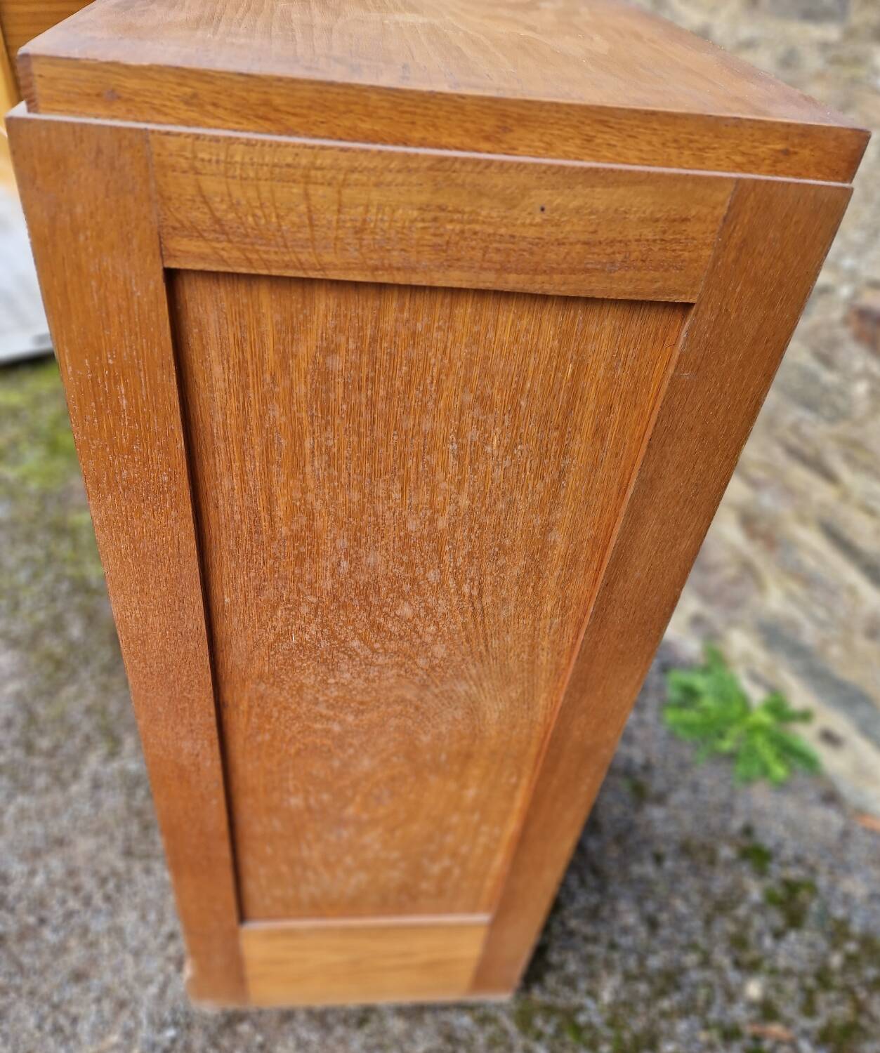 50s/60s curtain filing cabinet
