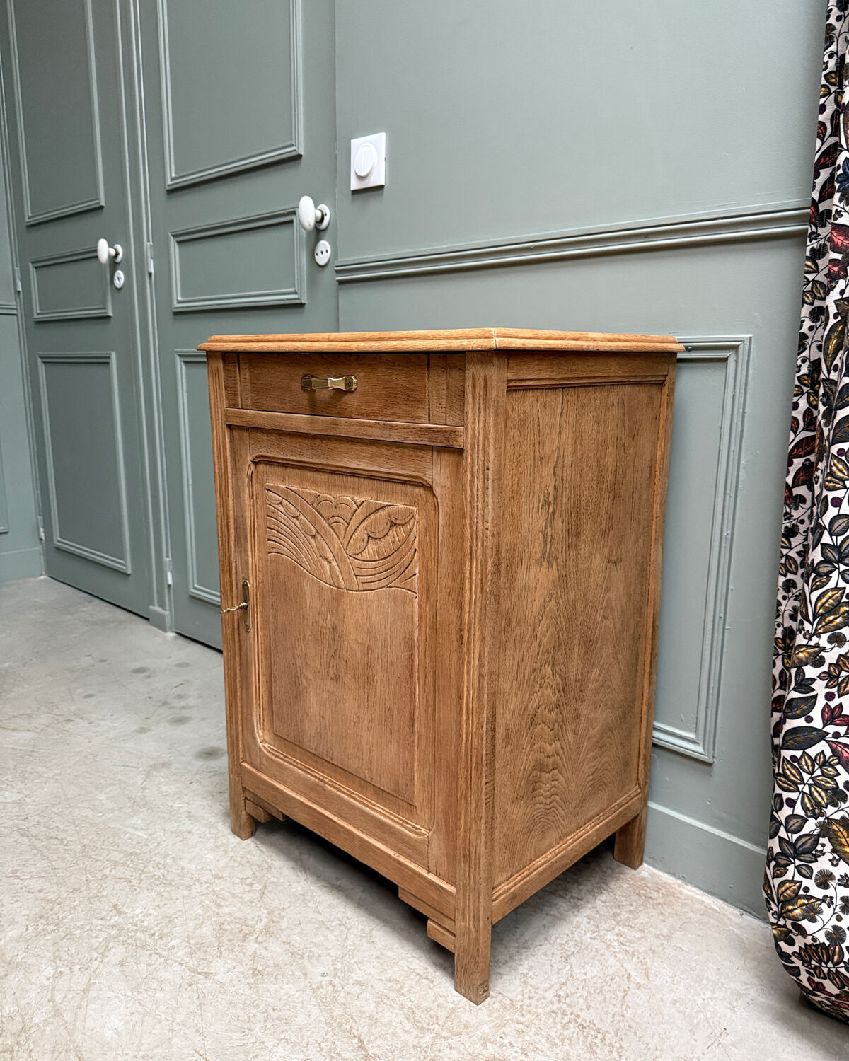 Art Deco oak confiturier (renovated)