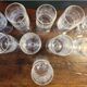 10 champagne glasses/flutes 16cl Cristal d'Arques Matignon model 70s