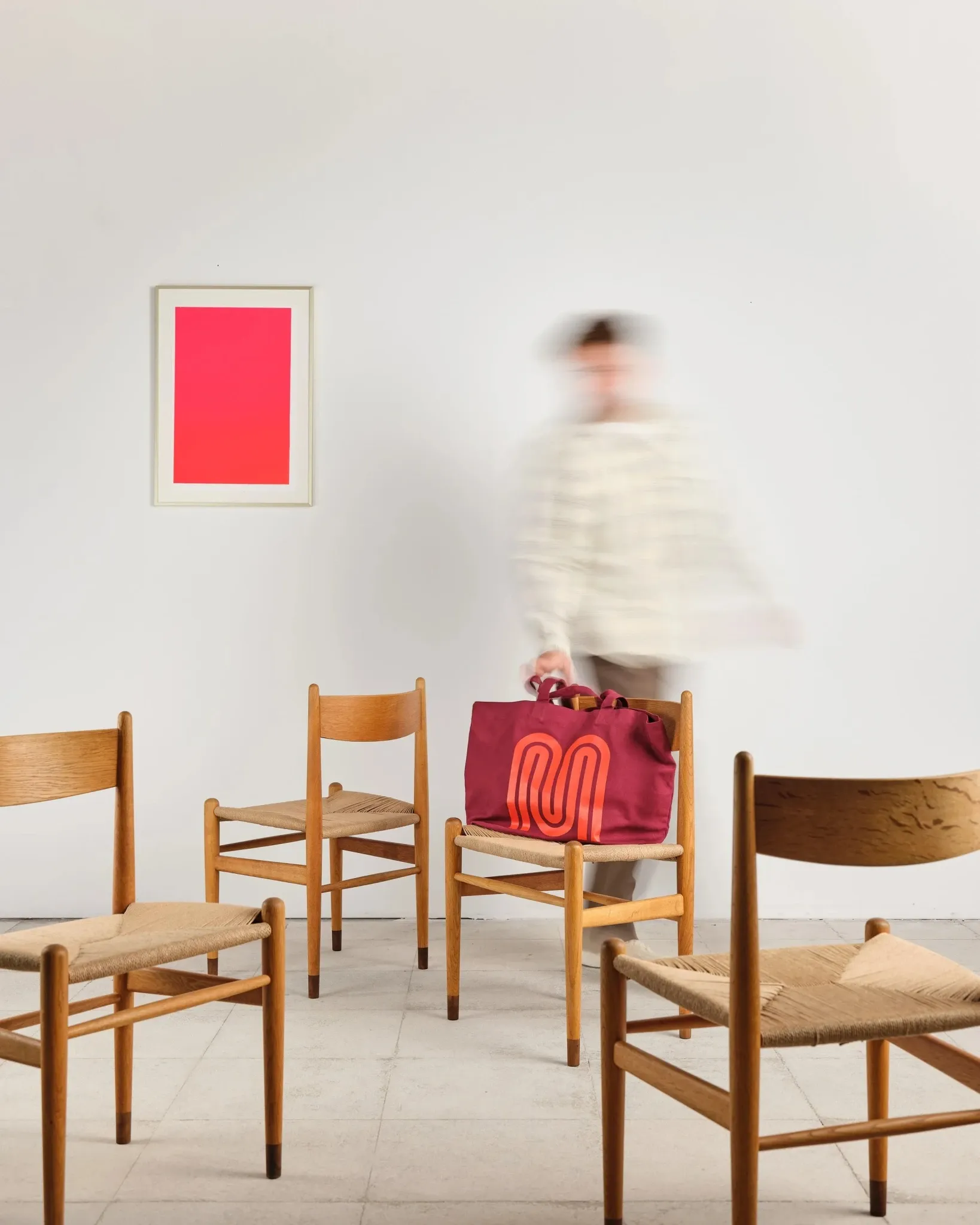 4 CH36 chairs in oak by Hans J. Wegner, Denmark, 1970s