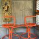 Pair of Gae Aulenti armchairs for Prisunic