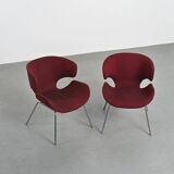Pair of Kabuto Armchairs by Isamu Kenmochi, Tendo Mokko Japan 1965