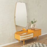 Coiffeuse vintage avec miroir, années 1960