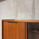 Scandinavian vintage 1960s cabinet buffet secretary display case
