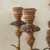 Baroque wall candle holder