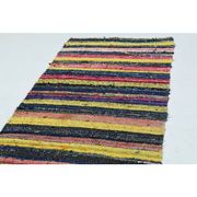 1970s Vintage Turkish Oushak Handmade Wool Cotton Yellow Runner Rug 65x318