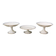 Set of 3 Art Deco compotes Balleroy Frères, Limoges
