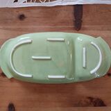 Dish and drainer for asparagus slip