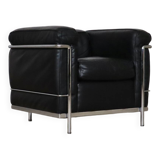 Cassina LC2 vintage lounge chair by Charlotte Perriand and Le Corbusier