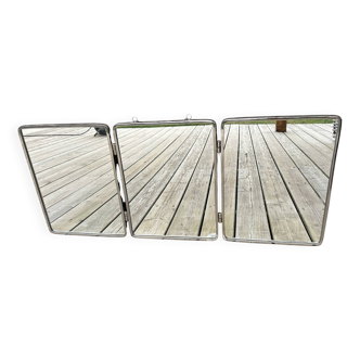 Large barber mirror
