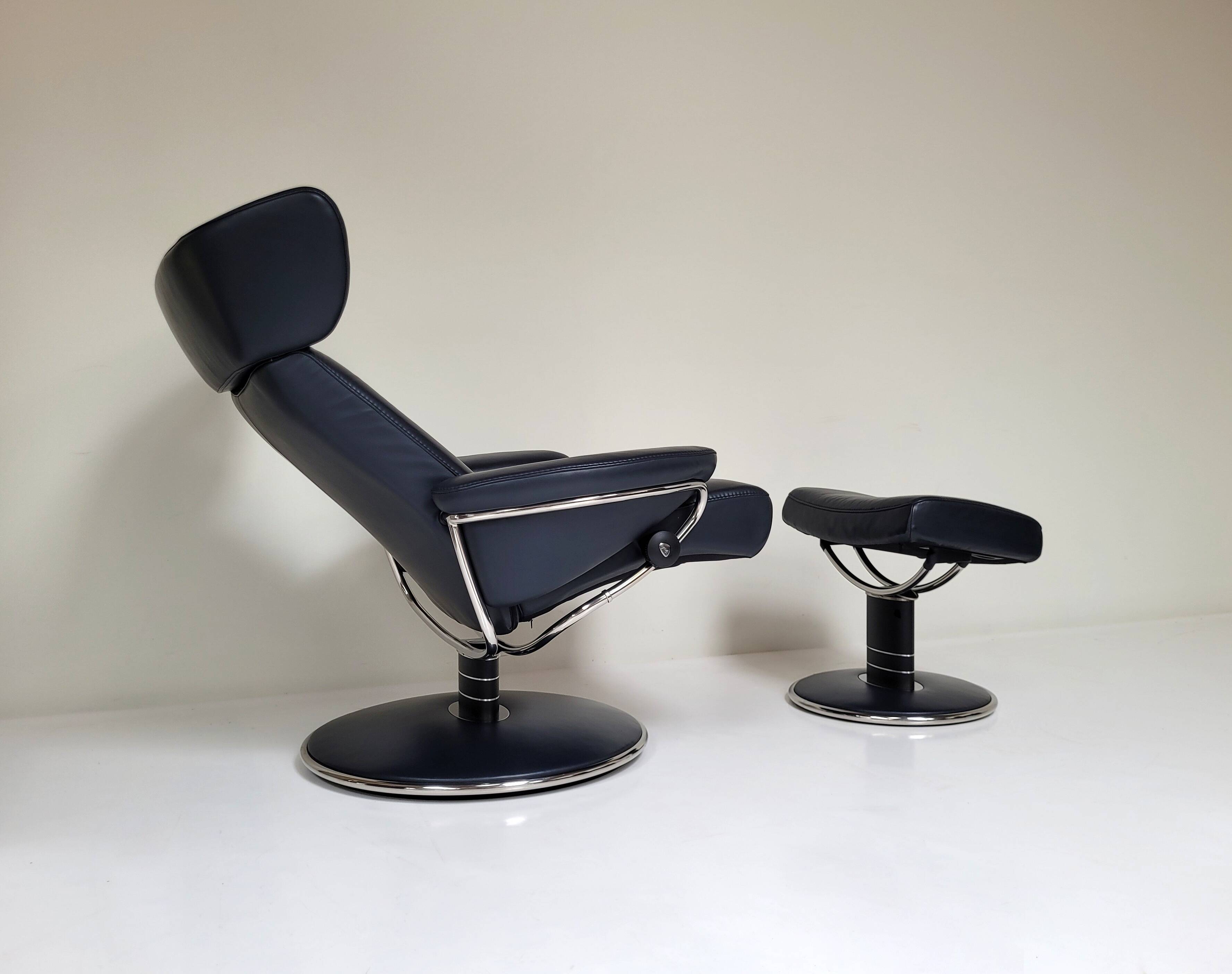 Stressless Jazz relax armchair Large with ottoman