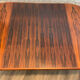 Table ronde extensible en palissandre 1960
